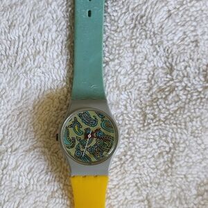 Wristwatch SWATCH Lady SHEHERAZADE (LM105)-NOS-1984! Vintage-RARE COLOR